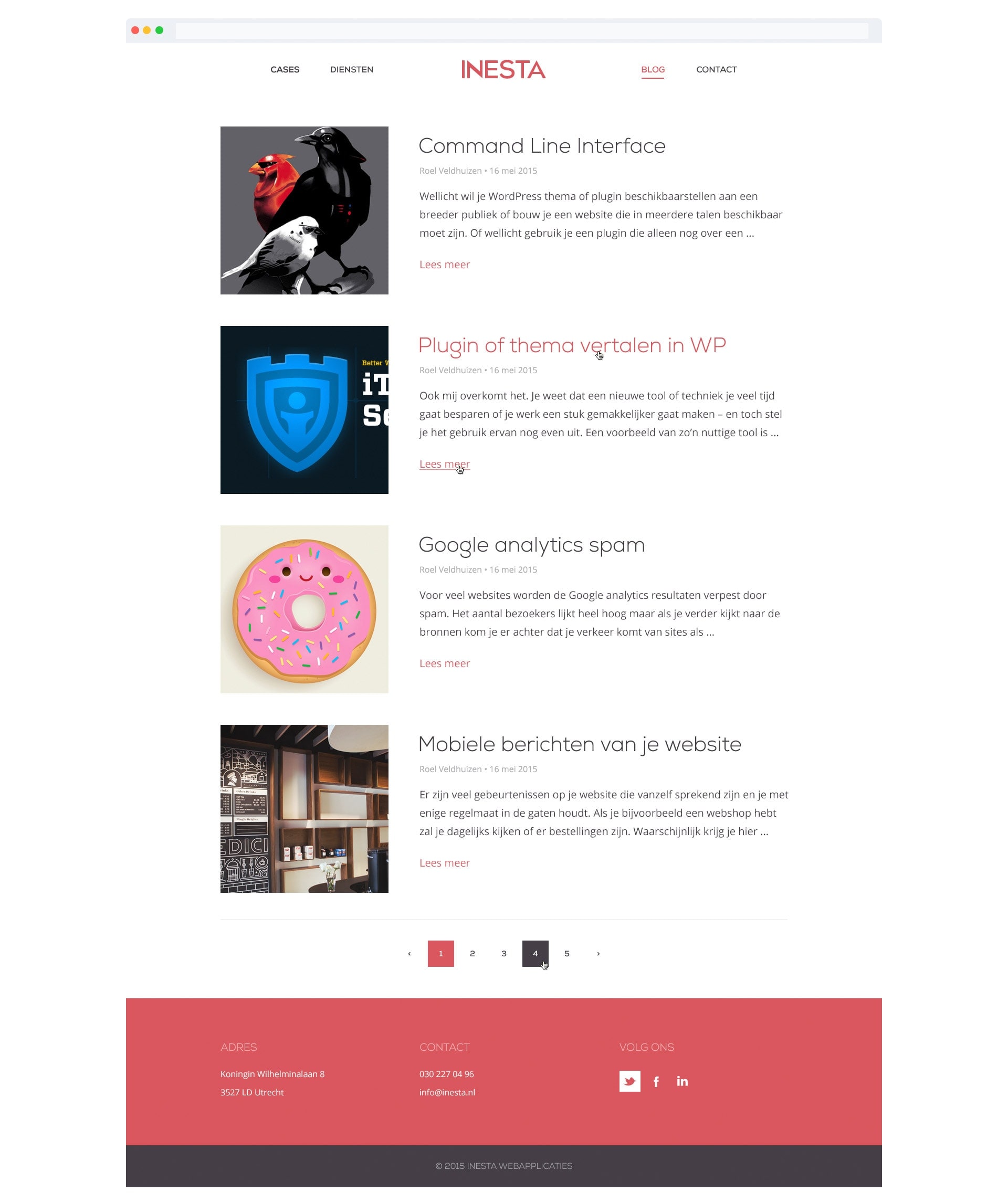 Thomas Elfrink Inesta design