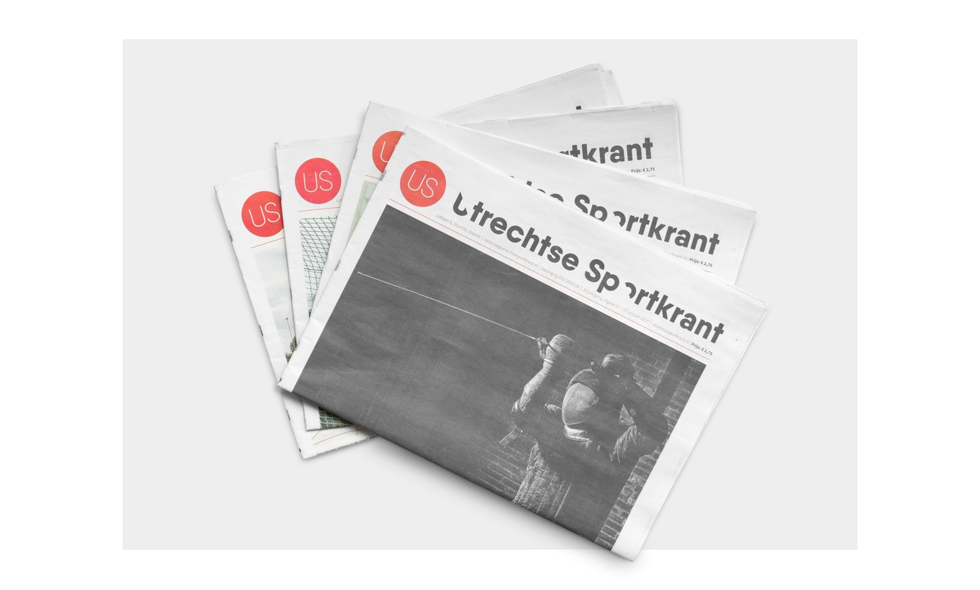 Thomas Elfrink Utrechtse Sportkrant design